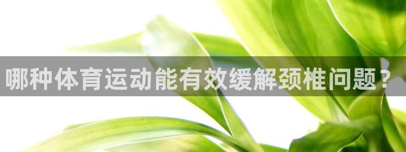 678体育官网：哪种体育运动能有效缓解颈椎问题？